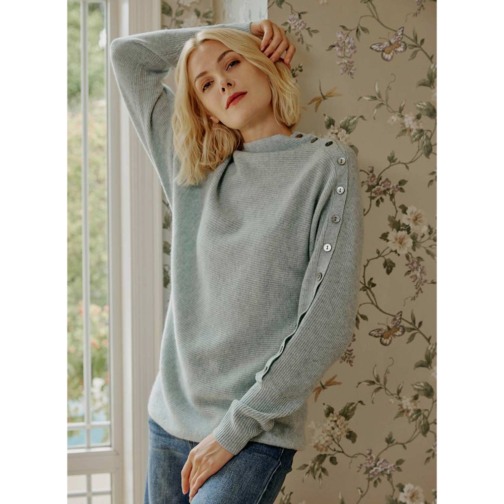 Gentle Herd Slouchy Knitted Cashmere Tunic